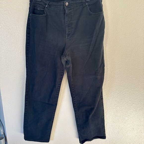 Gloria Vanderbult Taper Leg‎ Black Jeans   Size 16P - Picture 2 of 8